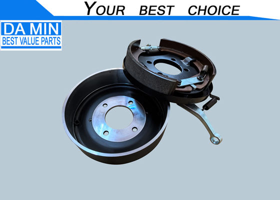 Durable ISUZU NPR Parts Hand Brake Assembly Have Steel Drum And Iron Drum With Brake Shoes And Plate