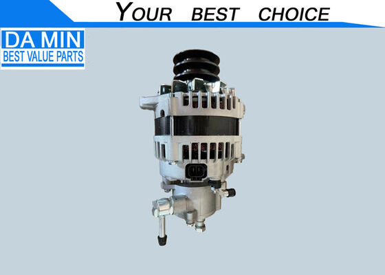 ژنراتور 24 ولت 80 آمپر 8973515741 موتور 4HF1 4HG1 4HJ1 با پمپ خلاء 2 پین پلگ قطعات بدن آلومینیومی