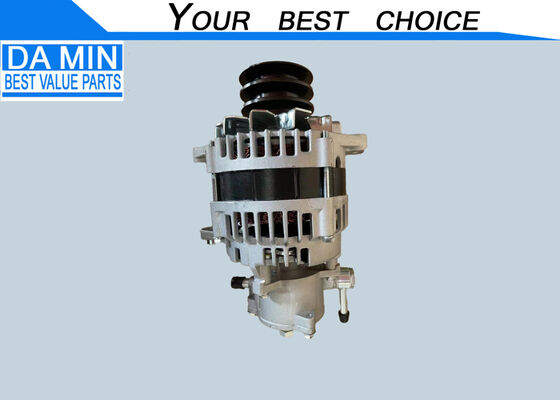 ژنراتور 24 ولت 80 آمپر 8973515741 موتور 4HF1 4HG1 4HJ1 با پمپ خلاء 2 پین پلگ قطعات بدن آلومینیومی